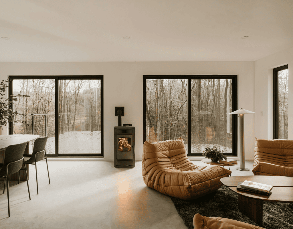 modern residential interior cleaned in Cochrane Alberta