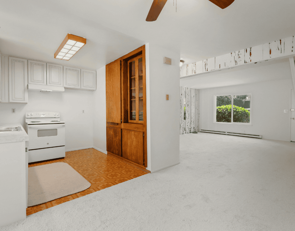 bright and spotless home interior in Okotoks Alberta